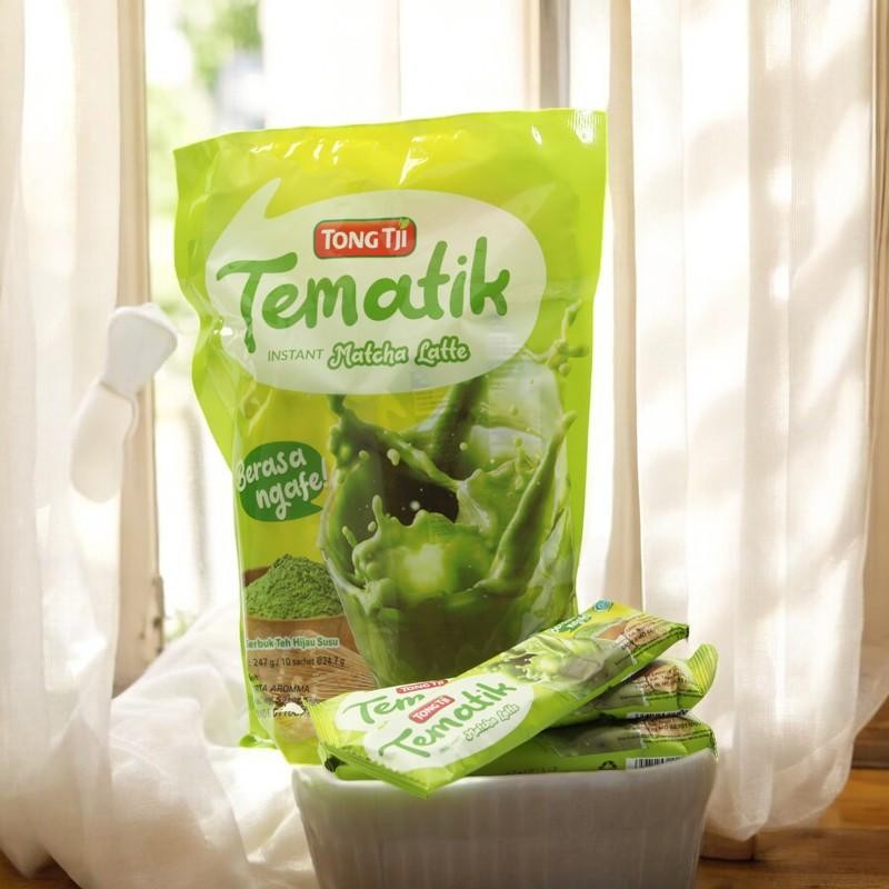 

NEW PRODUCT TONG TJI TEMATIK MATCHA LATTE INSTANT POUCH NATURES TOUCH.