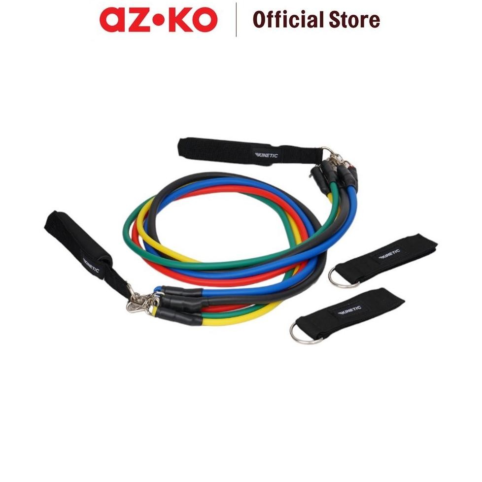 AZKO Kinetic Power Resistance Band Gym Tali Karet Elastis Alat Fitness Alat Gym Peralatan Olahraga