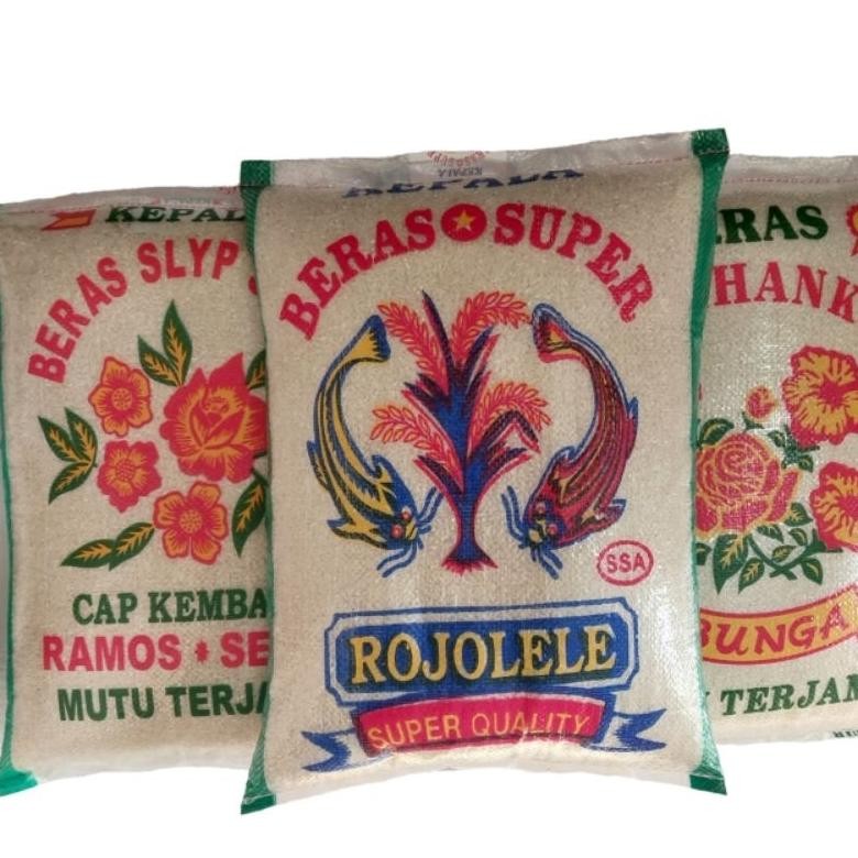 

BERAS SLYP SUPER MURAH RAMOS BUNGA KEMBANG ROJOLELE 10 LITER PULEN