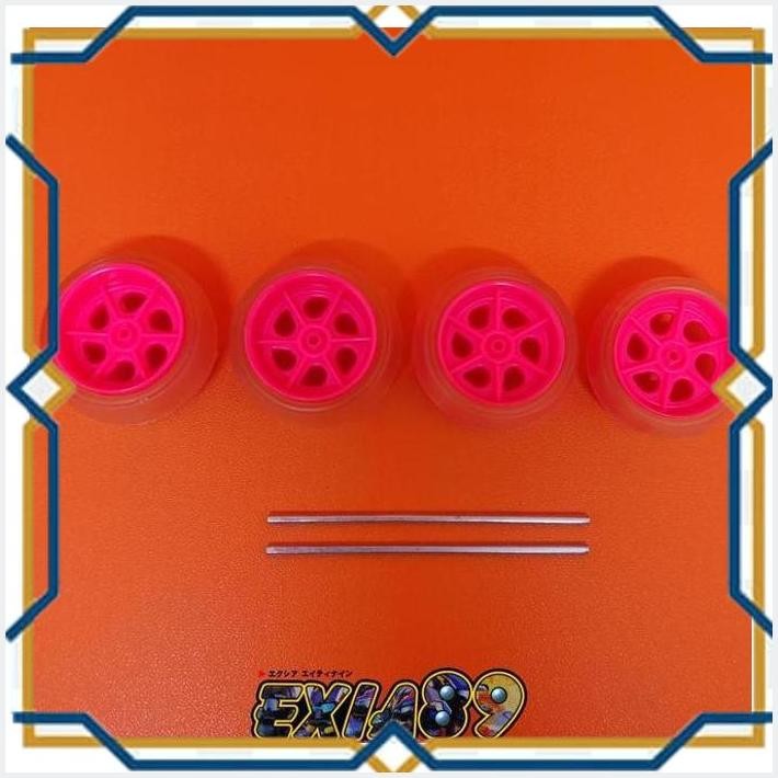 [exi] tae yang mini 4wd - wheel & tire set (b)