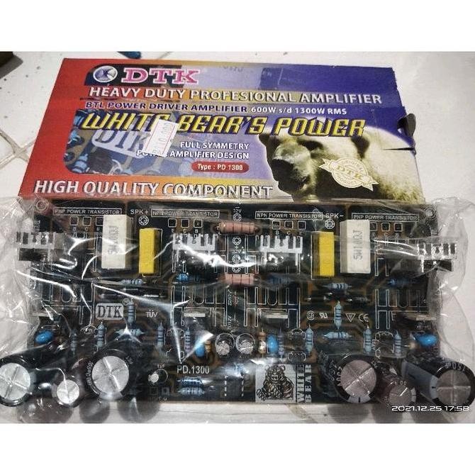 Driver Power Btl By Dtk 600 1300W  Glerrrr Amplifier New Stok