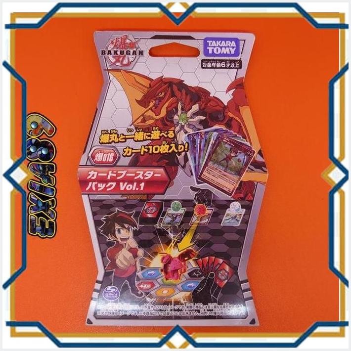 [exi] bakugan bp baku 017 - card booster pack vol.1 dragonoid takaratomy