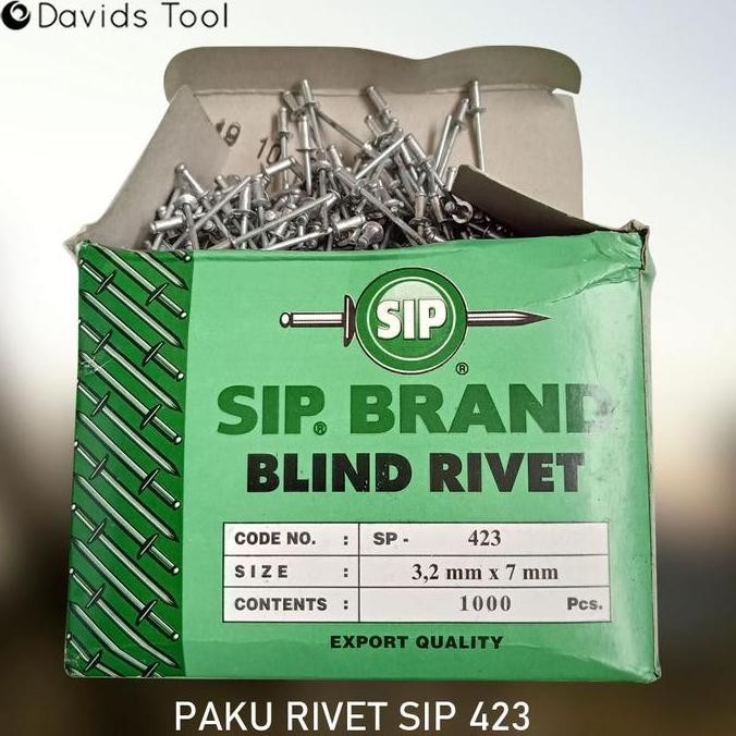 . Paku Rivet Ripet Rifet Keling Sip 423 440 450