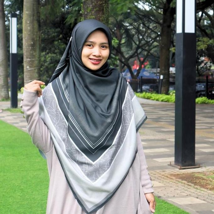 (Sublim 150) Hijab Motif Syari Jumbo 150 Cm X 150 Cm Non Cod