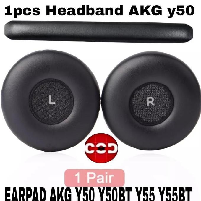 Foam Earpad Headband AKG Y 50 55 Y50 Y55 BT Ear Pad Cup Busa Headphone