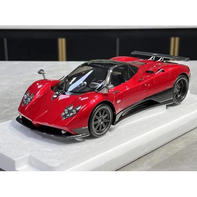 1/18 ALMOST REAL PAGANI ZONDA F RED DIECAST MINIATUR NOT BBR AUTOART