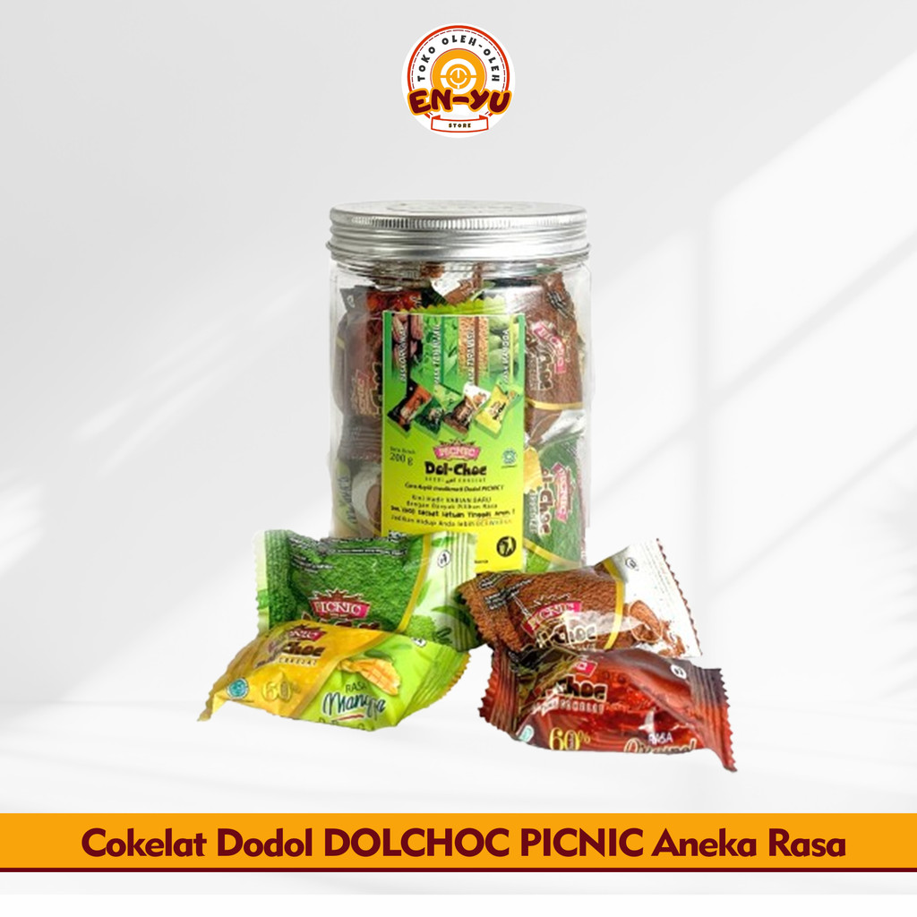 

Coklat Picnic DolChoc 200gr & 300gr - Dolchoc - Dodol Coklat - Coklat Dodol - Dodol Salut Coklat - Dodol Salut - Coklat - Chocolate - Dodol Garut - Cokelat Isi Dodol - Dodol lapis Coklat - Dolchoc Sachet - Dodol Picnic / Dodol Picnic