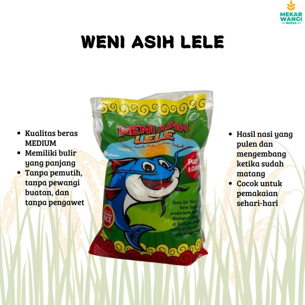 

Beras Weni Asih Lele 10kg