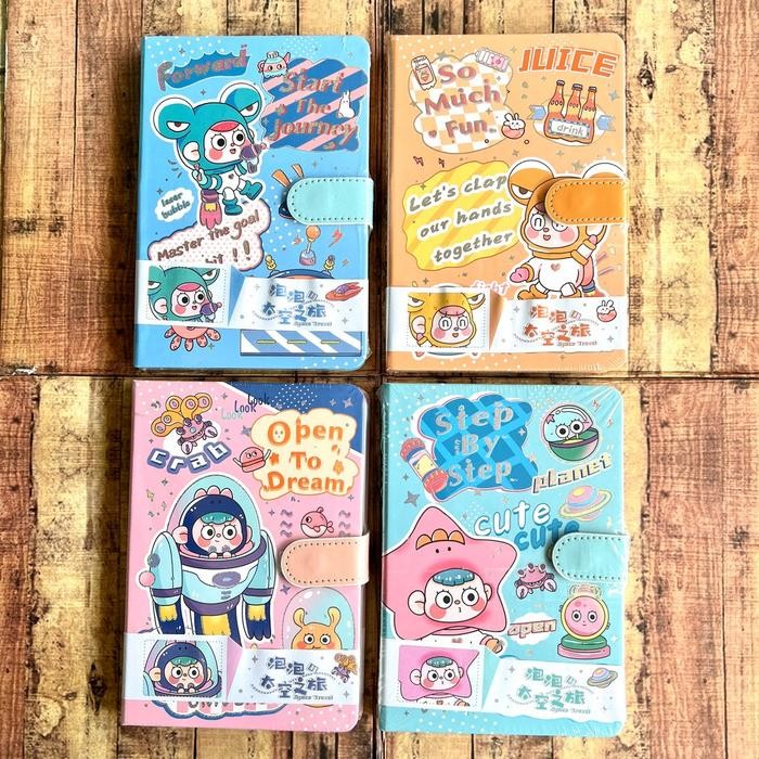 

Bazic - Buku Diary Anak Magnet Lock HL32 Space Travel 3049 / Diary Book Magnet Lock Space Astro Series