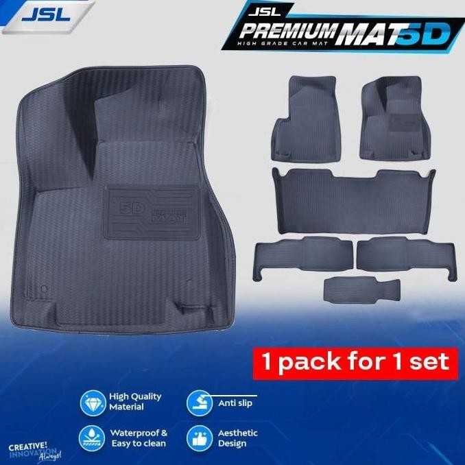 All New Rush Terios Karpet Mobil 5D JSL Mat Model Diamond