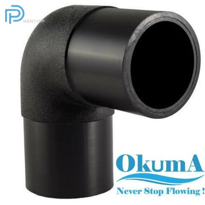 BARU BUTT FUSION HDPE ELBOW PN 10 OKUMA - 110MM ( 4" )