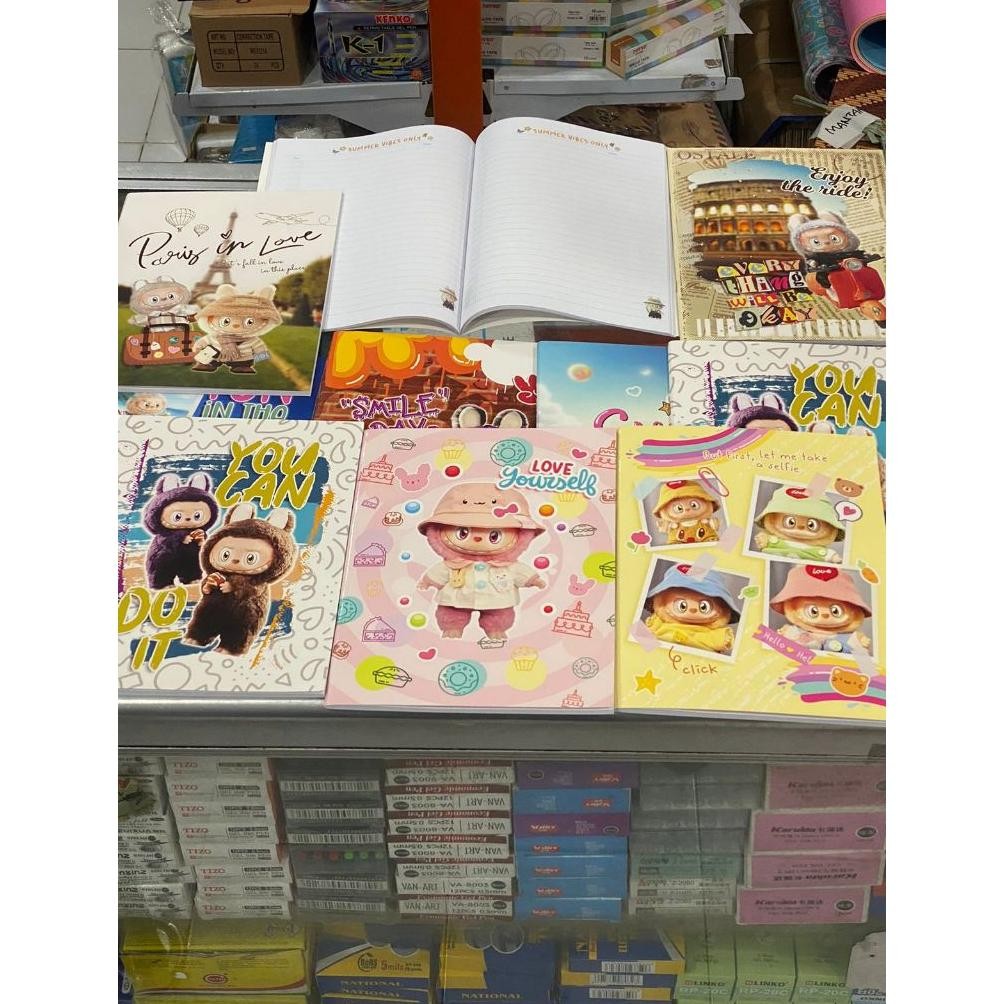 

READY STOCK Buku Tulis KIKY 38 lembar 1 pak (isi 10 buku) Bagus / Warna / Polos