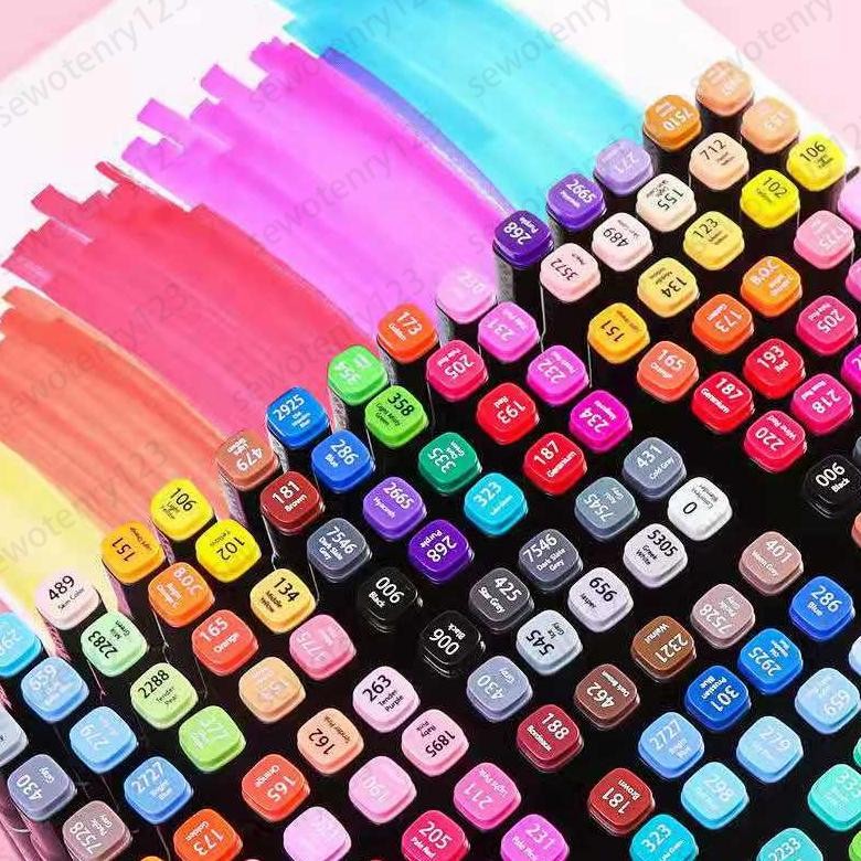 

KEKINIAN CODTOUCH 204/168/120 WARNA SKETSA SPIDOL UMUM GENERAL MARKER SET ANIMATION MARKERS TERLARIS