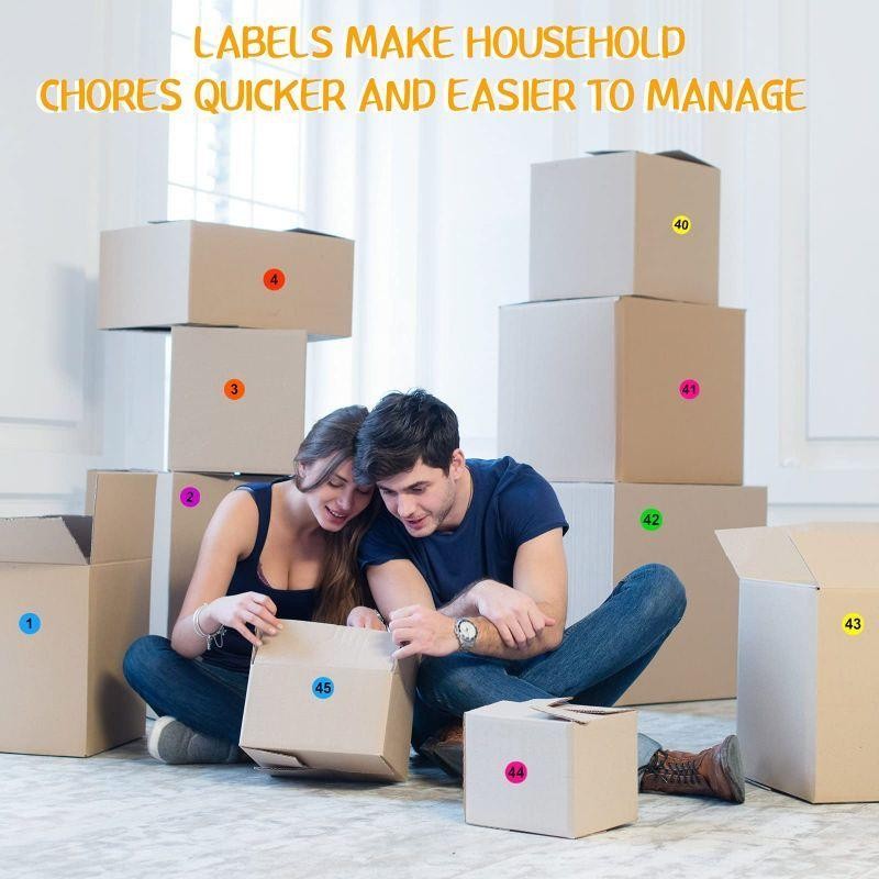 

Dot Label Nomor 5 Lembar Sticker Angka Kecil Color Dot Stickers Stiker Bulat Polos