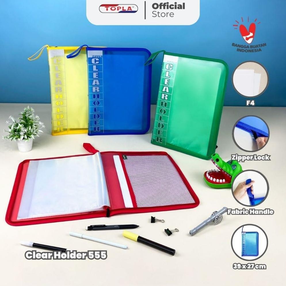 

TERMURAH Clear Holder 555 Map File Dokumen Keeper Kertas Berkas Anti Air Ukuran Folio Topla Siap kirim