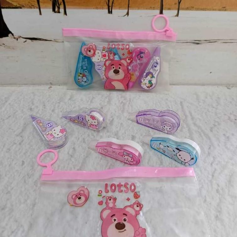 

KEKINIAN TIPEX ROLL/CORRECTION TAPE/TIP-EX KERTAS/TIPE-X KARAKTER DALAM POUCH DOMPET TERLARIS