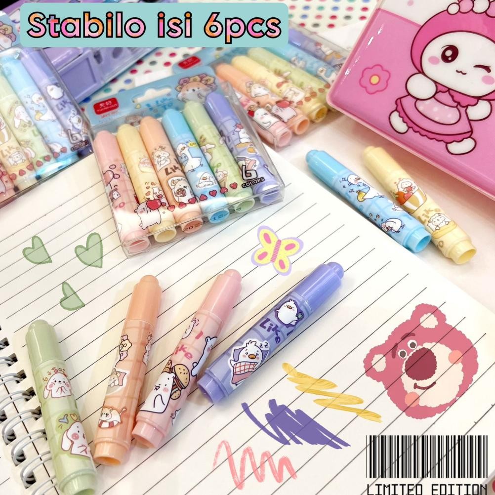

KEKINIAN BERKATTOSERBA STABILO MINI ISI 6 PCS TERLARIS