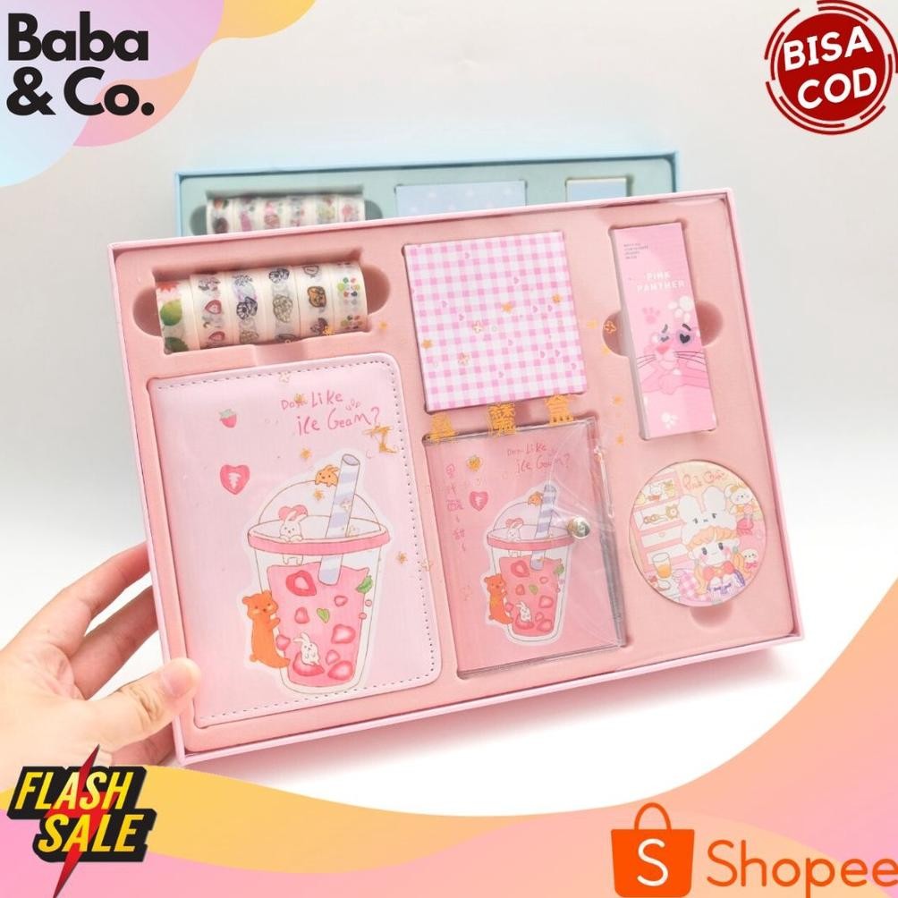 

READY STOCK PAKET JURNAL 7 IN 1 BOBA CUTE PAKET BUKU HARIAN MURAH BUBBLE TEA NOTEBOOK CUTE MURAH UNIK ALAT TULIS KANTOR ALAT TULIS SEKOLAH ATK MURAH BISA COD