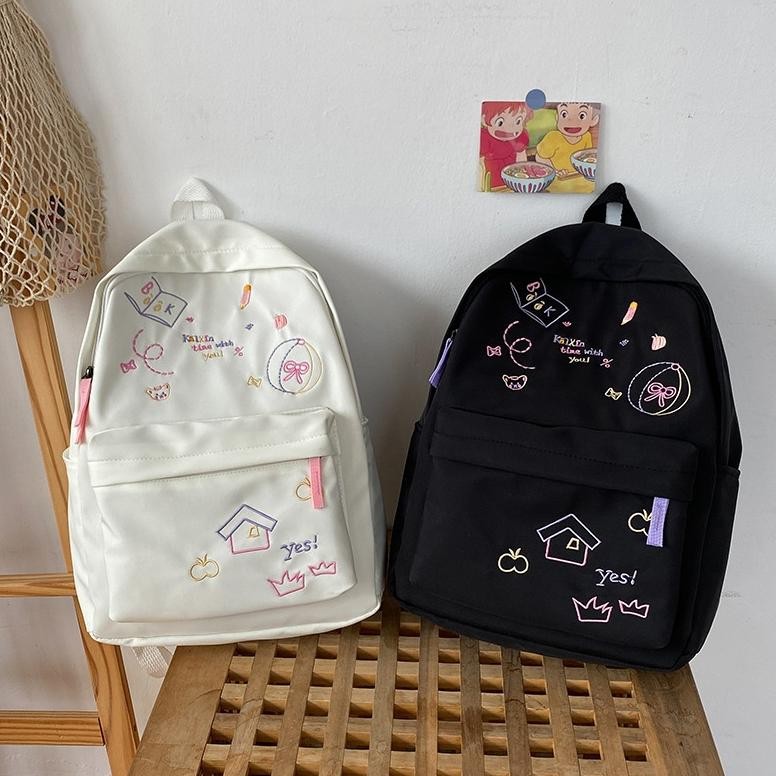 

TERLARIS Mismi Tina Bag Tas Ransel Wanita Cute Stylish Korea School Backpack Perempuan Trendy - 12T Siap kirim