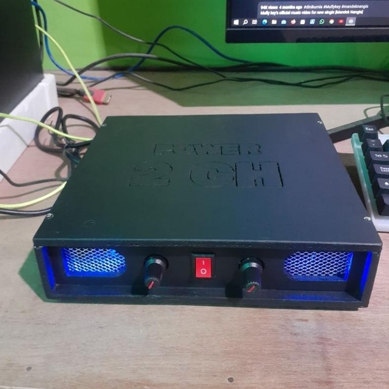 POWER AMPLIFIER 2 CHANNEL CLASS D | TPA3116 | Bass Nendang | Cocok BUAT MINIATUR