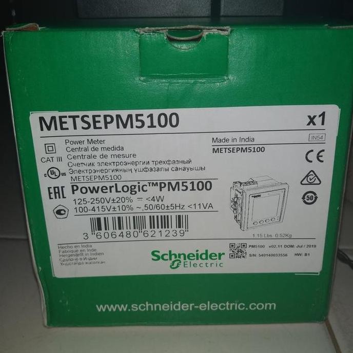 metsepm5100 pm5100 power meter 5100 Schneider