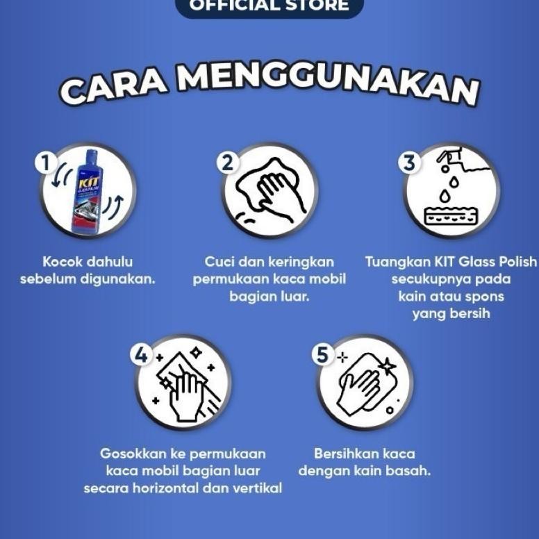 Eqw-68 Yt- Kit Glass Polish 170 Ml // Kit Glass Polish 170Ml // Kit Glass Polish 170Ml Kaca Mobil Vi