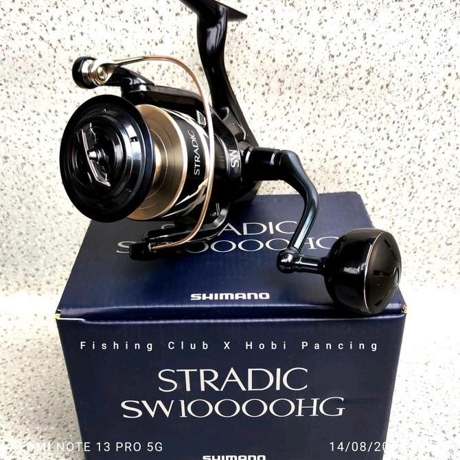 '' Reel Shimano Stradic SW 4000 5000 6000 8000 10000 PG HG XG, Reel Pancing Laut , Power Handle , Sa