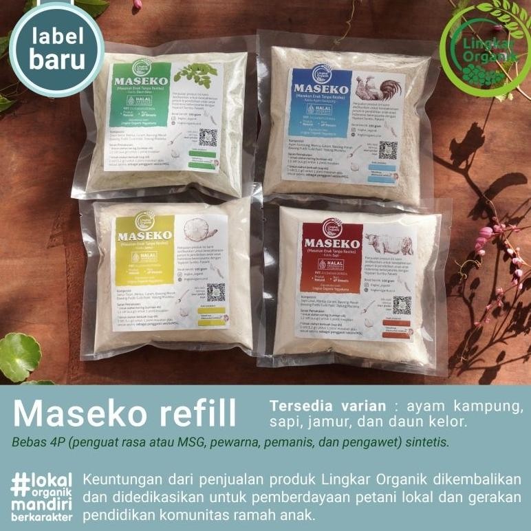 

MASEKO | Lingkar Organik | Bumbu Kaldu Ayam Kampung, Sapi, Jamur MPASI
