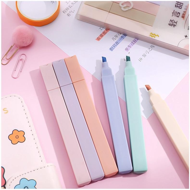 

Stabillo Highliter 6Pcs/Set Stabilo / Highlighter Pastel 6 Colors Warna
