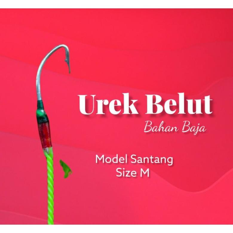 Free Ongkir Pancing Belut Sawah Urek Baja India Murah Kail Sidat Tali Kuat Siap Pakai Kailp000J