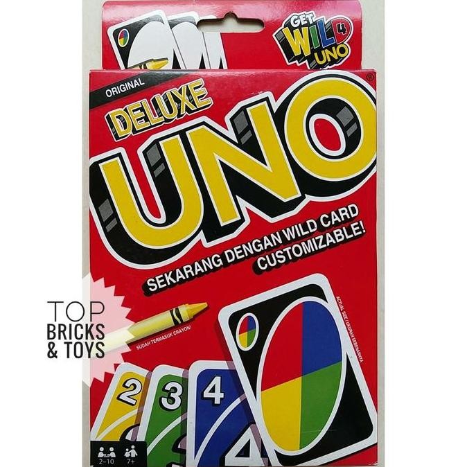 UNO Deluxe Card Original (Get Wild 4 UNO) Kartu UNO