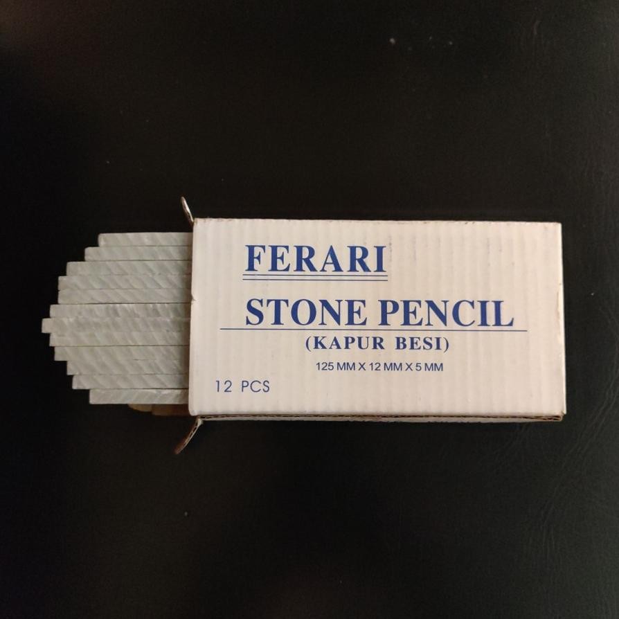 

Hemat Kapur Besi Ferari Putih - Plate Stone Pencil - Pensil Tulis Besi Terpopuler