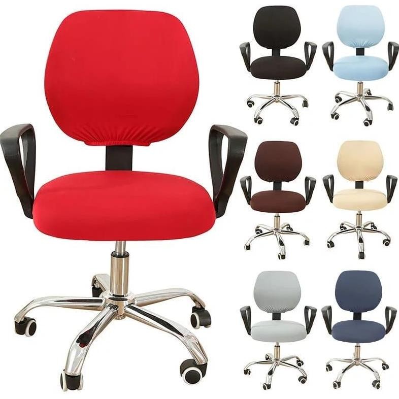 

READY STOK Elastis Office Chair Cover / Sarung Kursi Kantor Putar Stretch. Siap kirim