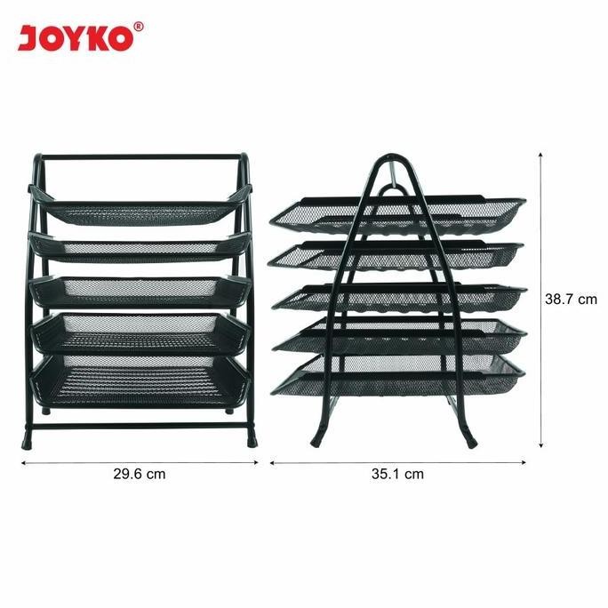 

MURAH Joyko Document Tray Tier Rak Kertas Dokumen 5 Susun TIngkat Besi DT-41
