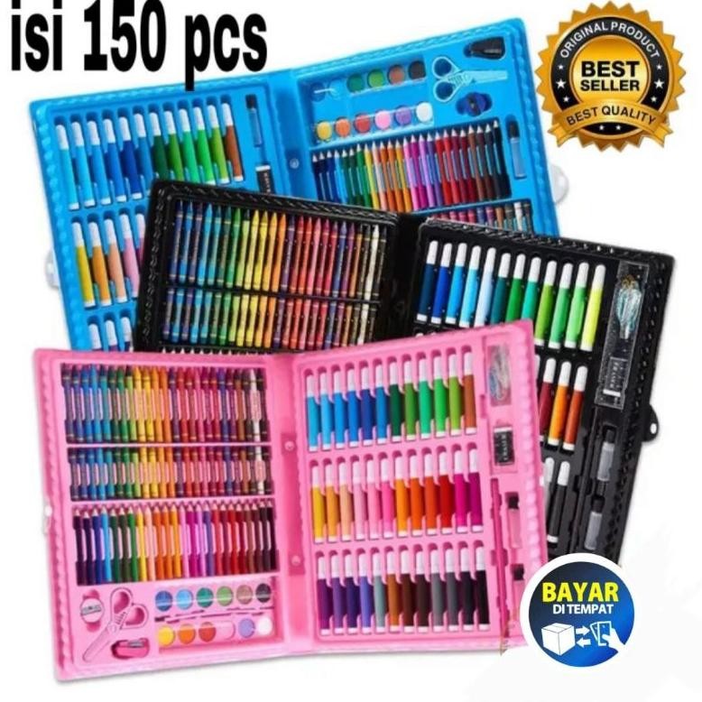 

Paling Dicari Crayon Set 150 Pcs Cat Air Mewarnai Pensil Warna Mengambar Set