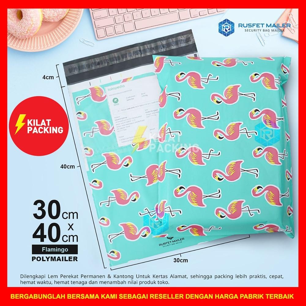 

Amplop Plastik Polymailer Flamingo Premium Quality Rusfet Pack