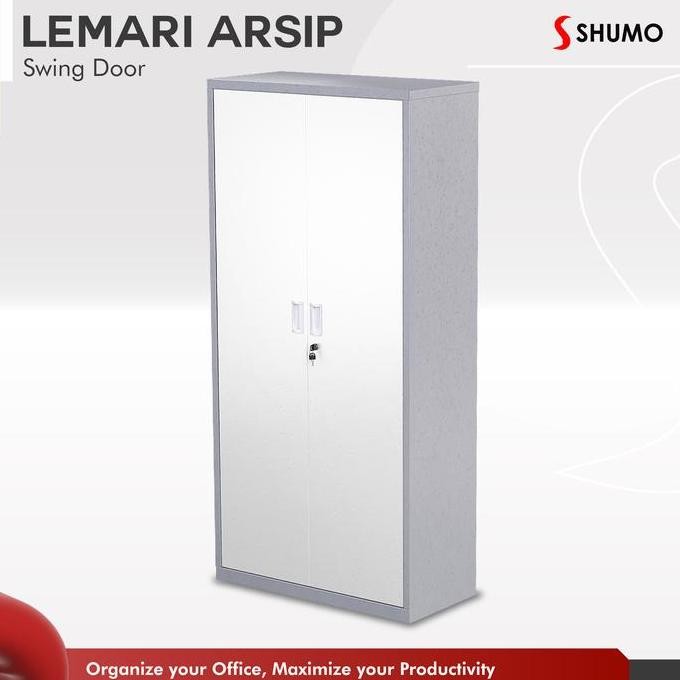 

HRG DISKON SHUMO Lemari Arsip Besi 2 Pintu Swing besi|Lemari File Pintu ayun