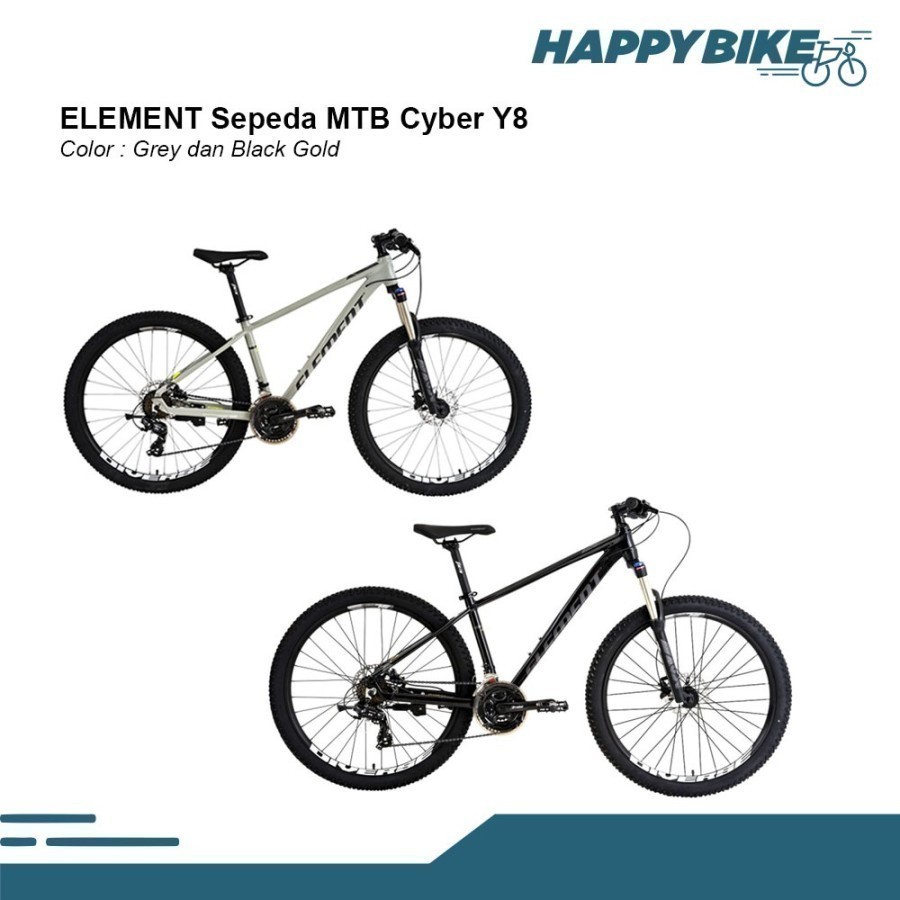 Element  Sepeda Gunung MTB Cyber Y8 27.5" 24 Speed Alloy