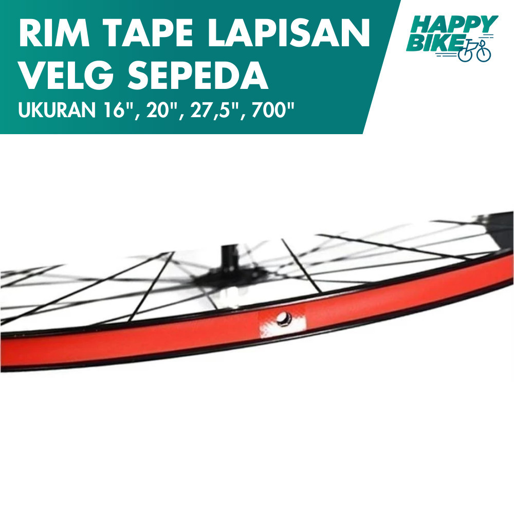 MXL Rim Tape Sepeda Jogon Pak Lapisan Ban Lapisan Velg 16" Sepeda Lipat