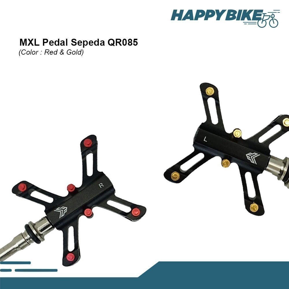 MXL Pedal Sepeda QR 053 Bicycle Pedals Alloy Stainless MTB Road Bike Fixie