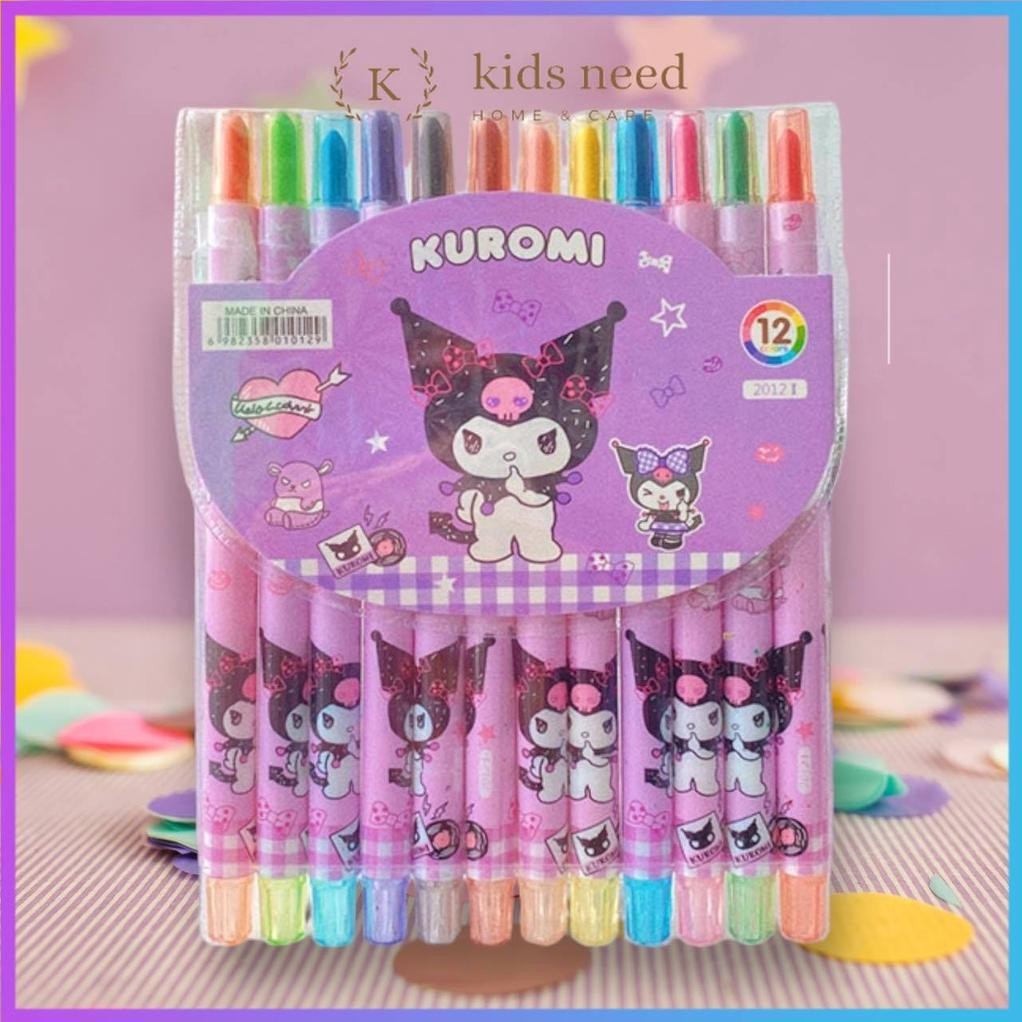 

Garansi Krayon Putar Panjang 12 Warna /Crayon Putar Panjang 12 Warna/Rolling Crayon/Oil Pastel