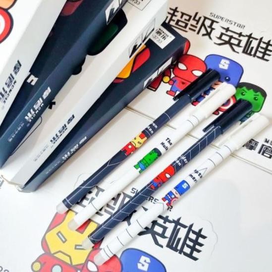 

Perhatian (12Pc) Pen Gel Bisa Dihapus / Pulpen Erasable / Bolpen Hapus Lucu Fancy Odemei