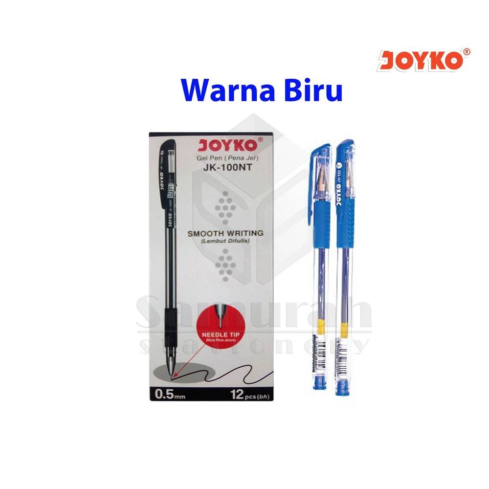 

Simplicity Gel Pen Joyko Jk 100 (Runcing) / Jk 100 Nt(Jarum) Pulpen Gelpen Jk-100 0.5 Mm / Bolpen Pengel Jk100