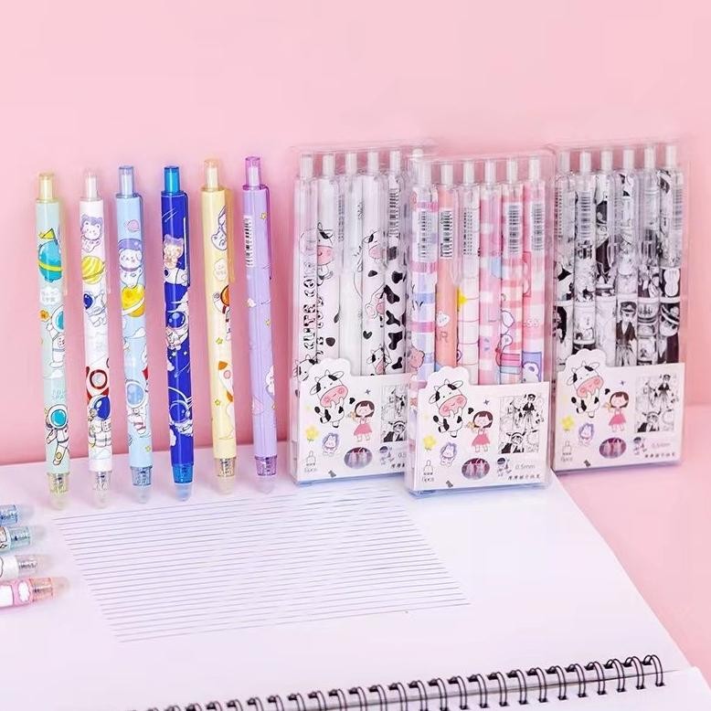 

Promo Bulan Ini Ats Pulpen Set Karakter Lucu Pulpen Mekanik Isi 6Pcs Bolpoin Gel