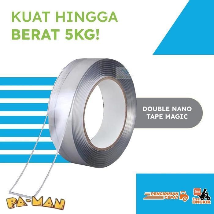 

NEW DOUBLE NANO TAPE MAGIC DOUBLE TAPE SOLATIP BENING TRANSPARANT