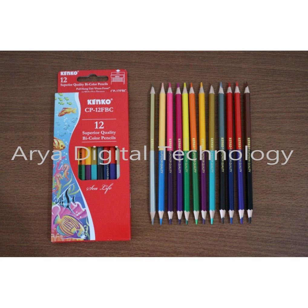 

Keunggulan Pensil Warna Kenko 24 Warna Cp-12 Fbc 12 Bicolor Pencil Murah Bagus