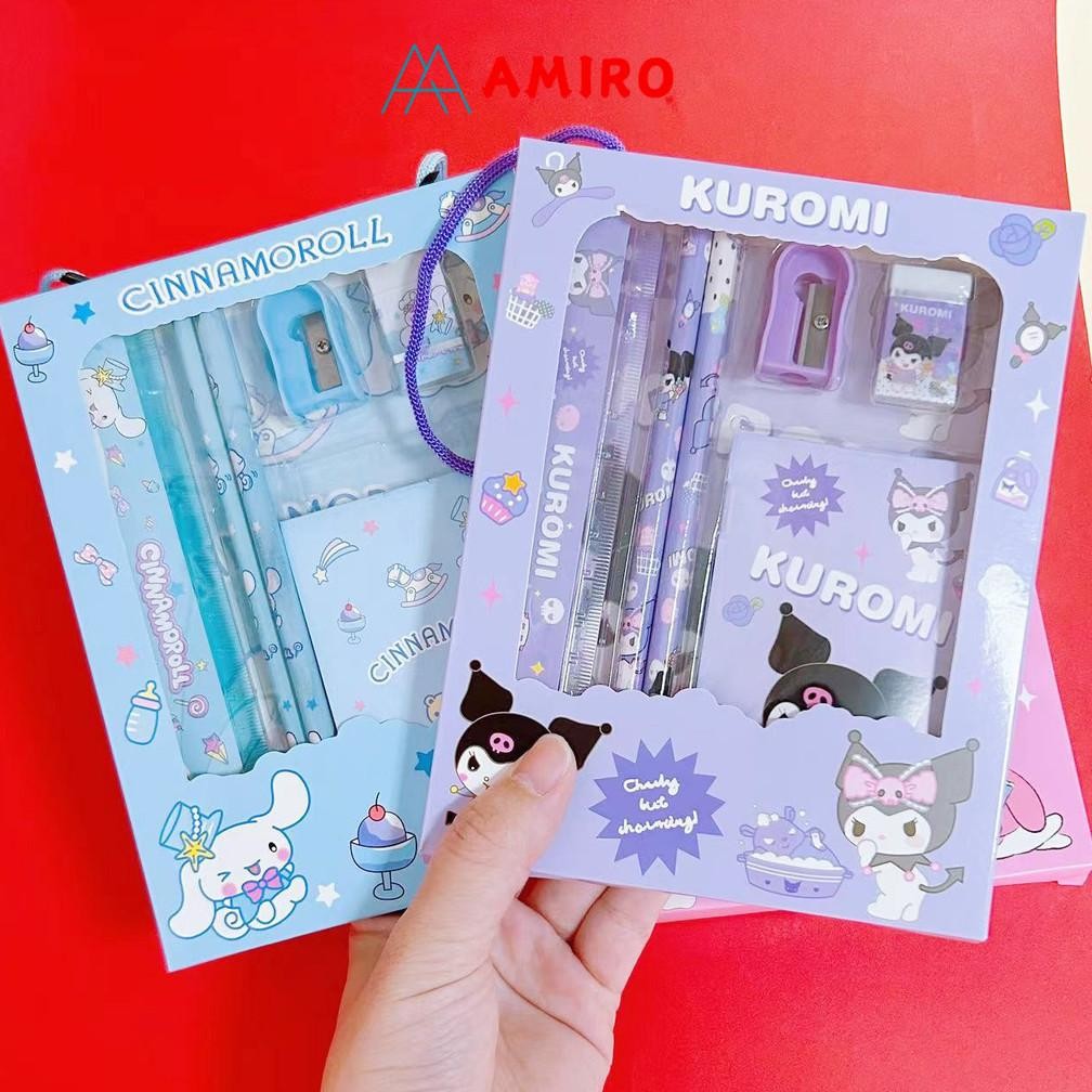 

Terbatas Alat Tulis Set 6 In 1 Karakter Kuromi Untuk Hadiah Anak Sekolah / Kotak Pensil Anak Set Stationery Sanrio Murah Lucu