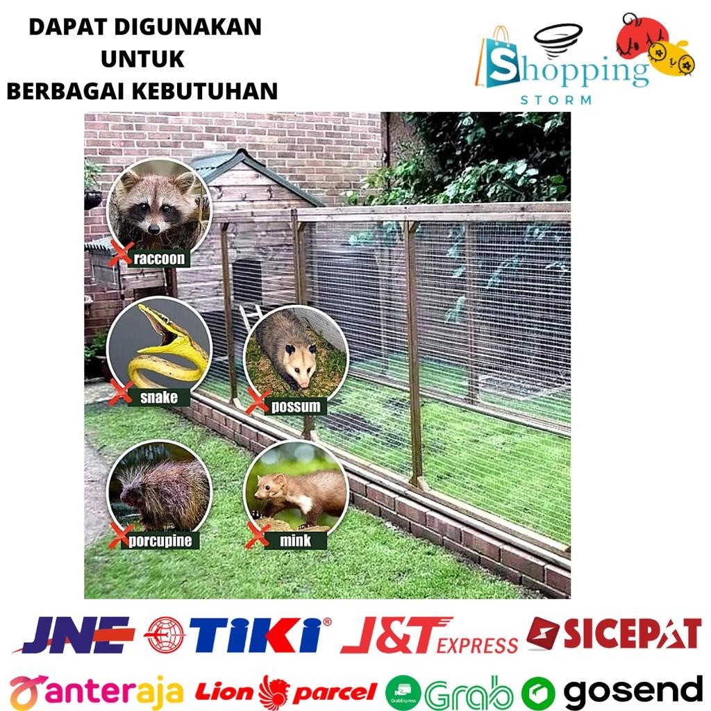 Kawat Loket Galvanis Putih 1/2 Inch Kawat Ram Putih Kawat Ayam Kandang