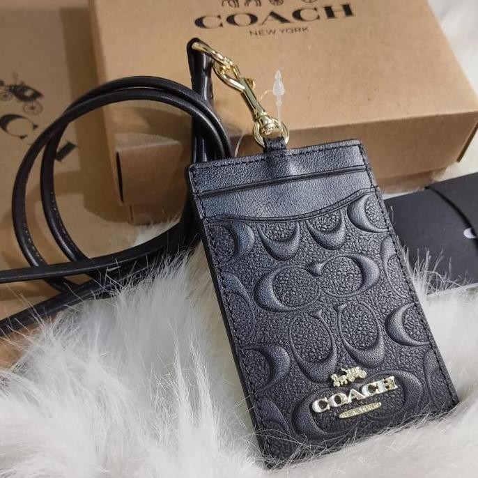 

TERMURAH ID Lanyard In Signature Leather Black F73602