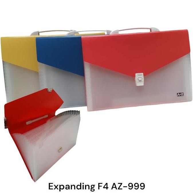 HOT PROMO MAP HARMONIKA EXPANDING SEKAT PLASTIK FOLIO F4 EXPANDING FILE GAGANG